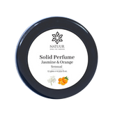 Natuur Solid Perfume: Jasmine & Orange Sensual Blend (15g)